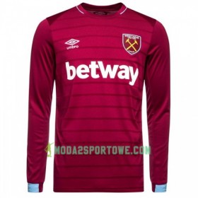 Koszulka West Ham United Domowe Stroje Piłkarskie 2018/19 Długi Rękaw